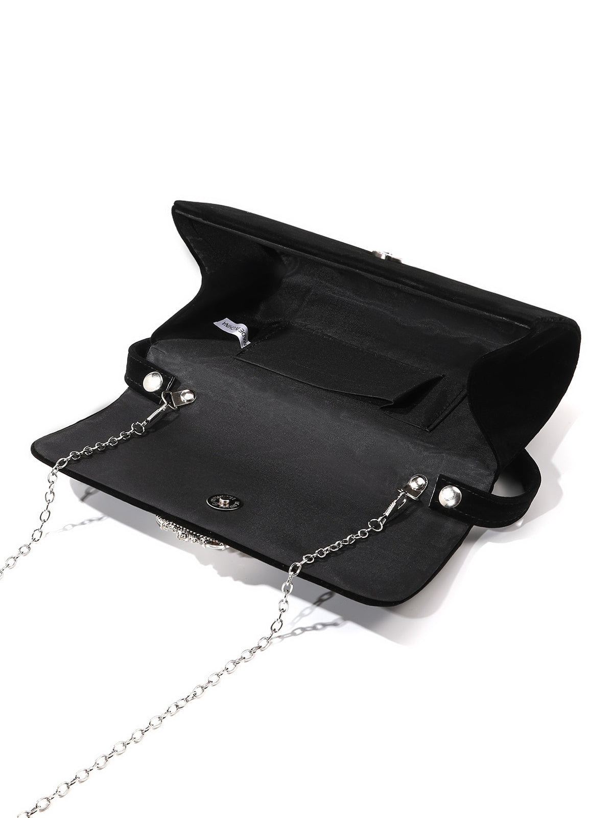 Velvet Crystal Clutch — Vintage-Inspired Glamour