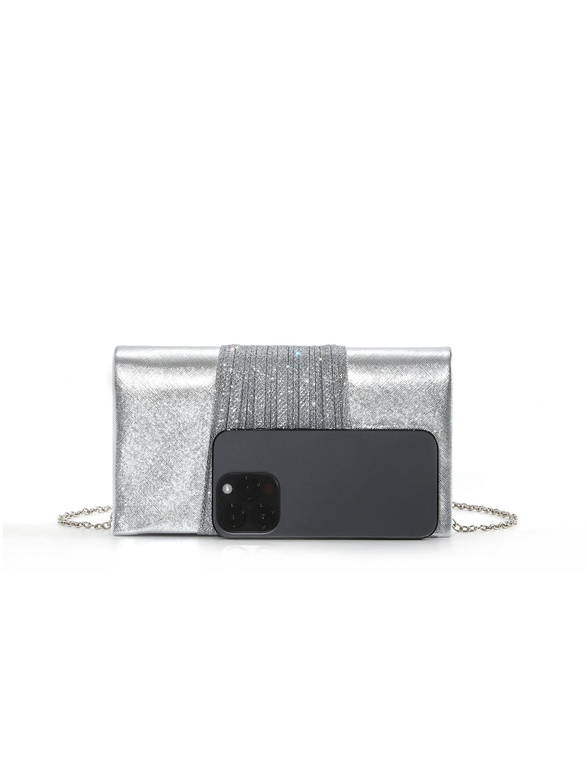 Metallic Evening Clutch — Sleek Shine for Special Moments