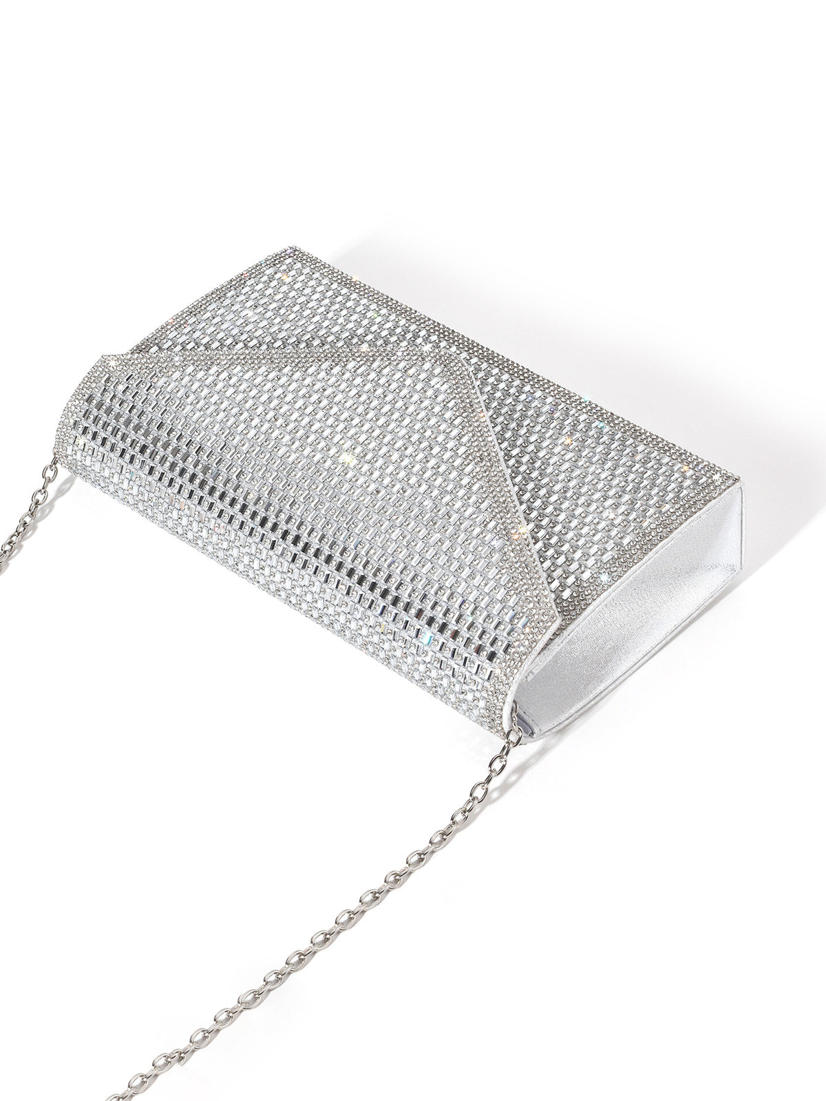 Rhinestone Envelope Clutch — Polished Statement Style