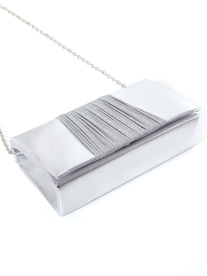 Metallic Evening Clutch — Sleek Shine for Special Moments