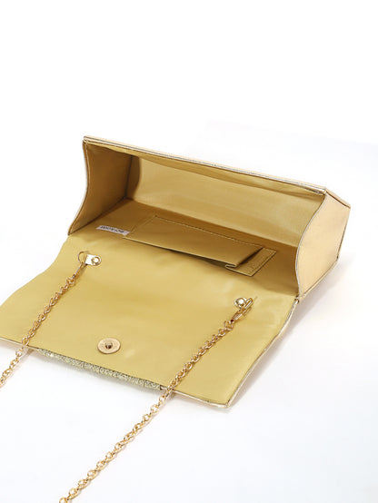 Metallic Evening Clutch — Sleek Shine for Special Moments