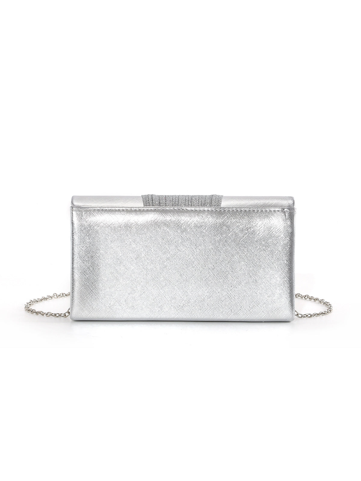 Metallic Evening Clutch — Sleek Shine for Special Moments
