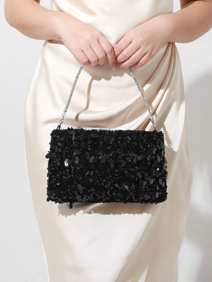 Sequin Shoulder Bag — Sparkling Evening Style