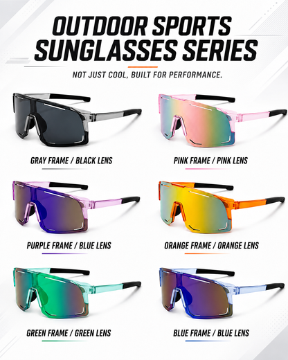 UV400 Cycling Sunglasses for Men | Windproof Sports Eyewear